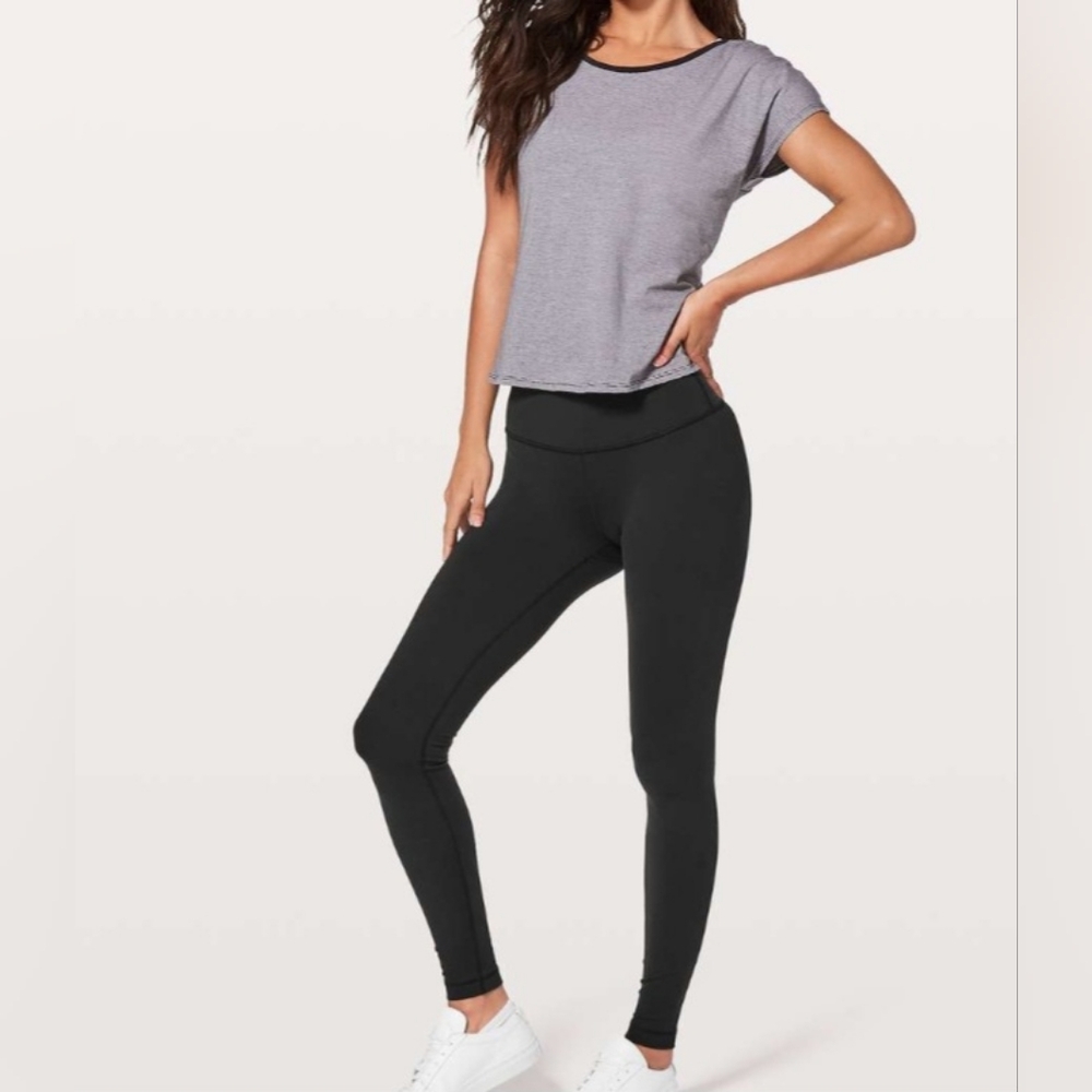 #35 Lululemon Wunder Under Hi-Rise Tight *Full-On Luon 28"Black